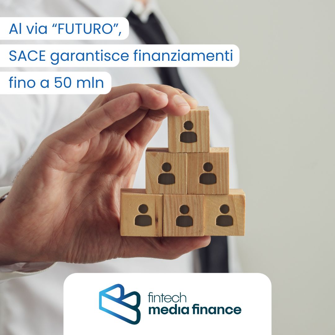 Garanzia Futuro è lo strumento di SACE che supporta finanziamenti a medio/lungo termine fino a 50 Mln di Euro, con una garanzia al 70%.