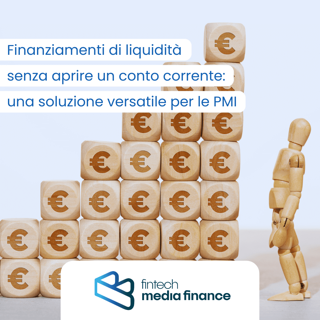 In un mercato sempre più competitivo, le piccole e medie imprese (PMI) si trovano a dover gestire continuamente la propria liquidità per garantire stabilità e crescita. Oggi, una nuova opportunità permette alle aziende di ottenere finanziamenti di liquidità senza dover aprire un conto corrente presso la banca erogatrice, semplificando ulteriormente il processo e migliorando l'accesso a risorse fondamentali.