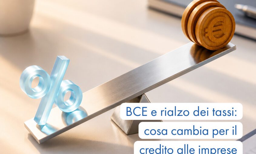 BCE e rialzo dei tassi con impatto sul credito alle imprese e sulle PMI
