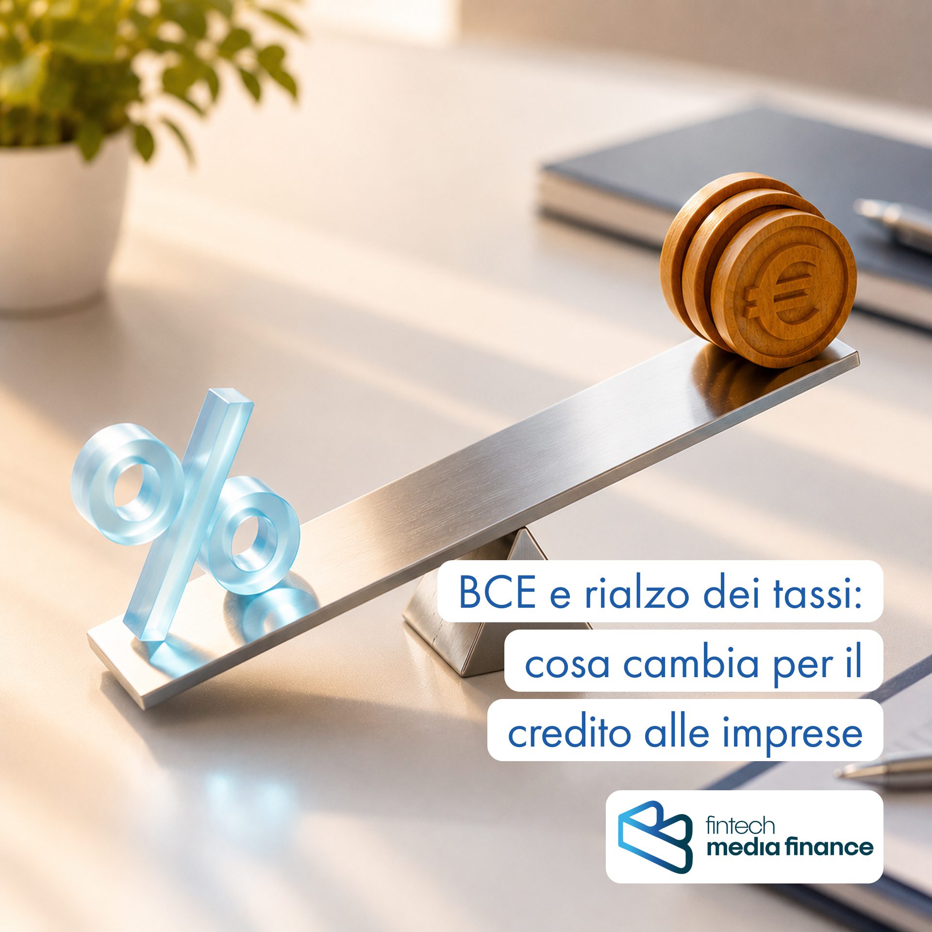 BCE e rialzo dei tassi con impatto sul credito alle imprese e sulle PMI