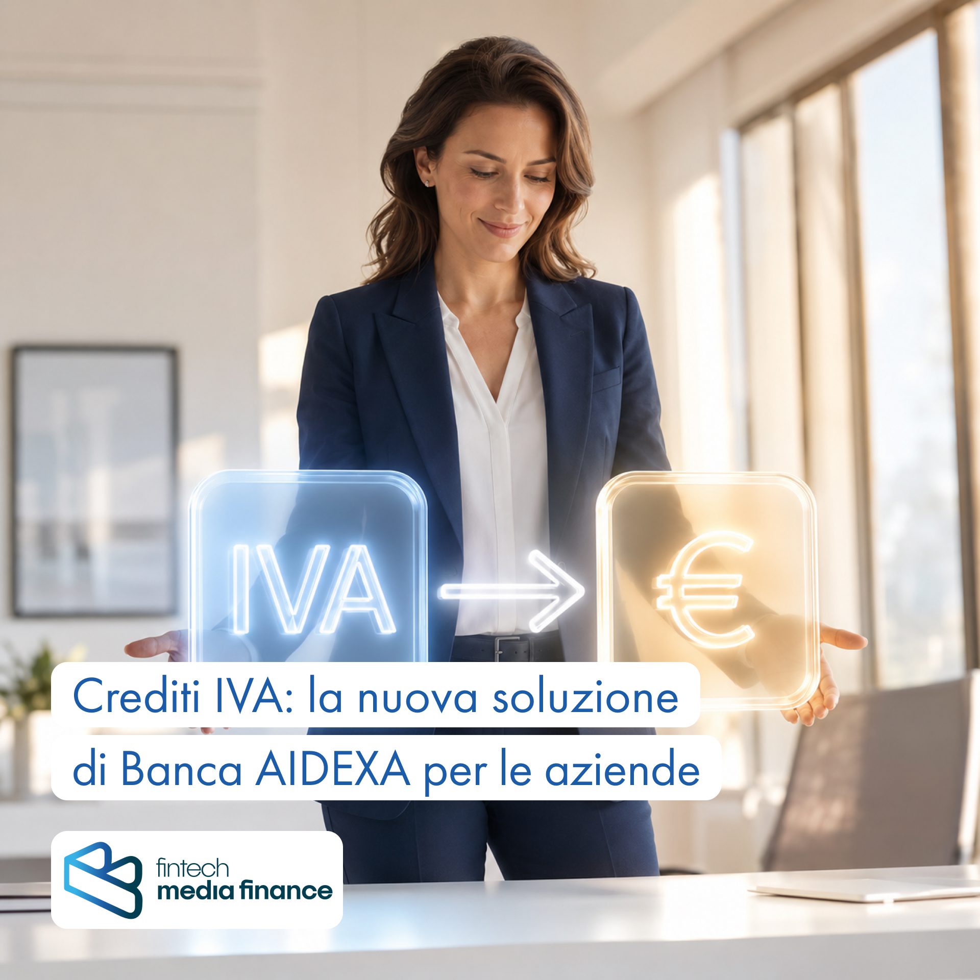Credito IVA trasformato in liquidità grazie alla soluzione di Banca AIDEXA per le imprese